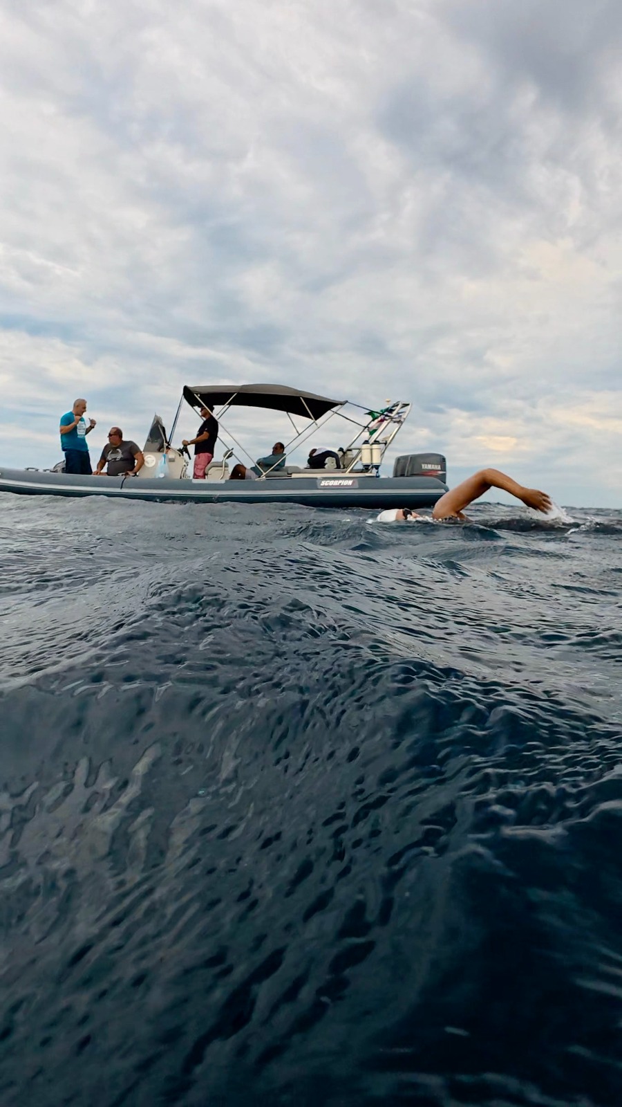 Athens to Fleves Island swim photo 3