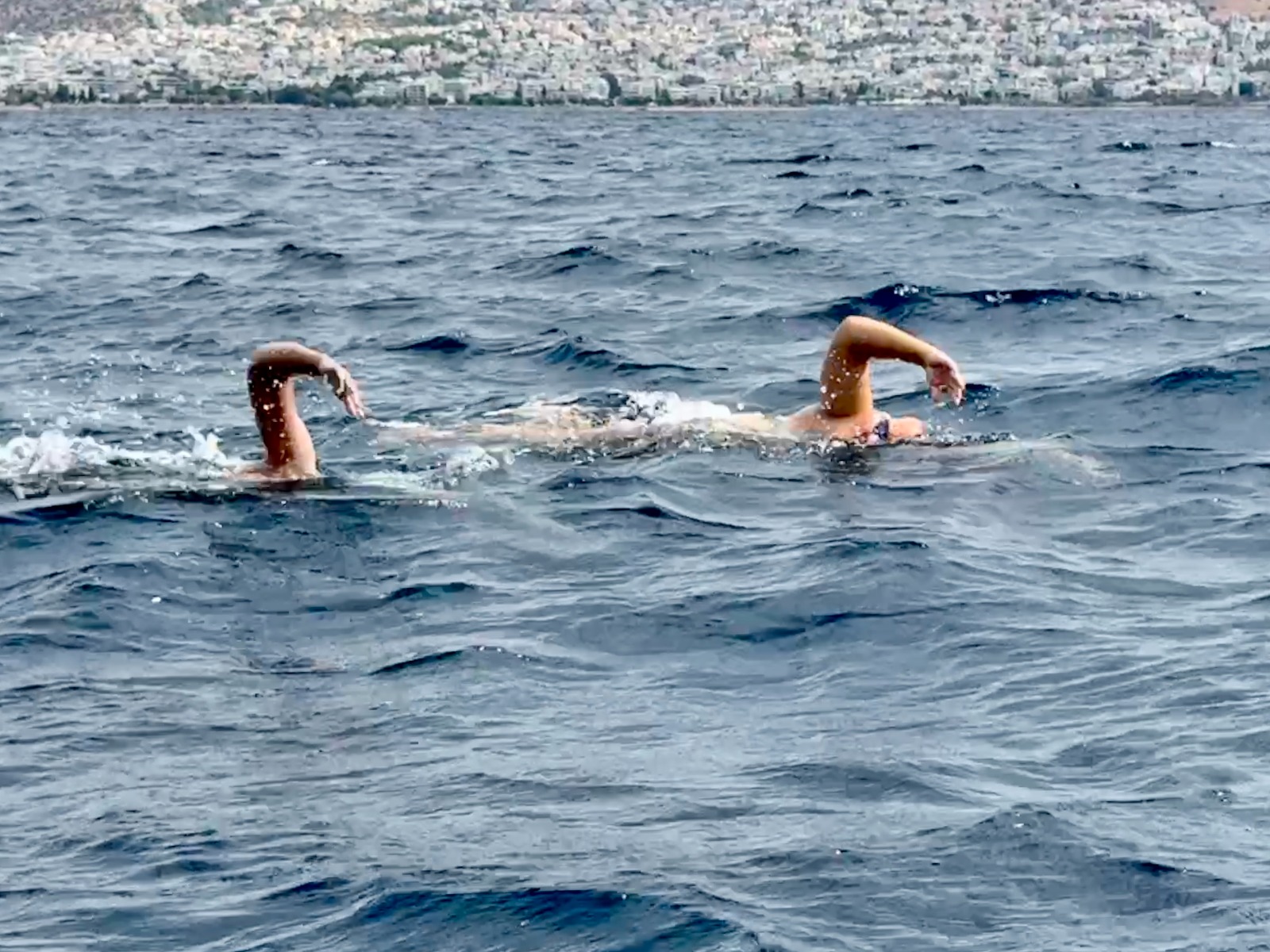 Athens to Fleves Island swim photo 5